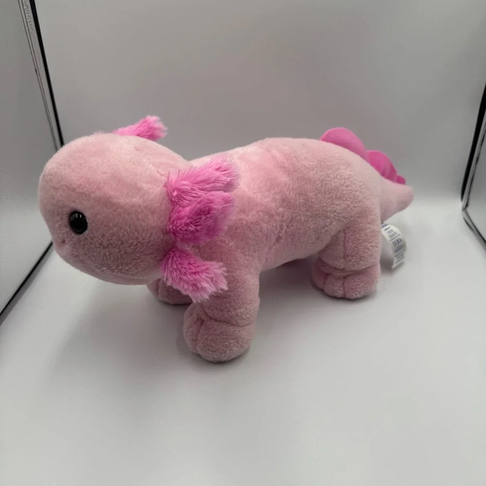 Build-A-Bear Axolotl‎ Plush Kids OS Pink Stuffed Animal Salamander Toy